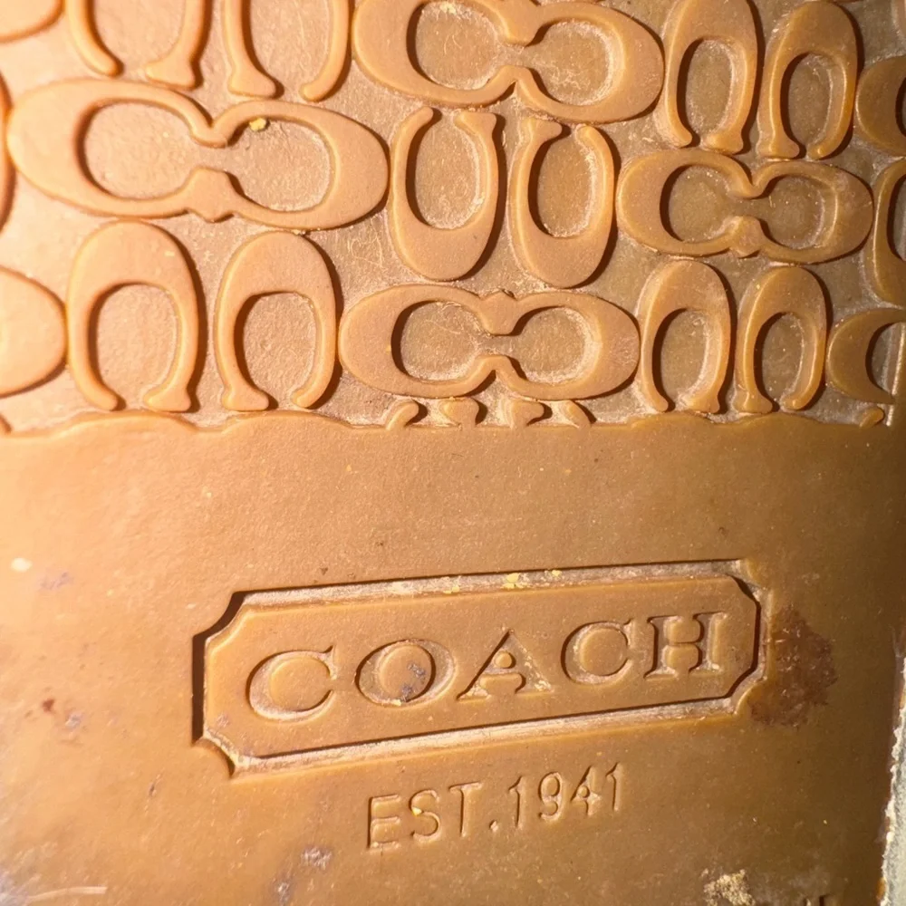 Coach converse high top sneakers
